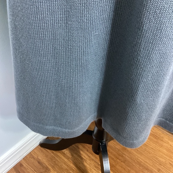 NWT BOB MACKIE WEARABLE ART PLUS 2X KNIT GRAY LONG CARDIGAN STRIPED SLEEVES - Picture 10 of 14